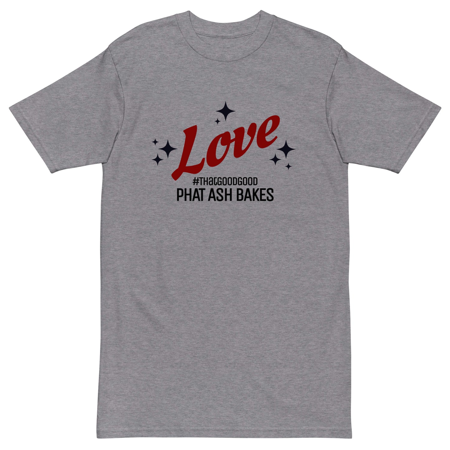 LOVE SHINES Men’s premium heavyweight tee