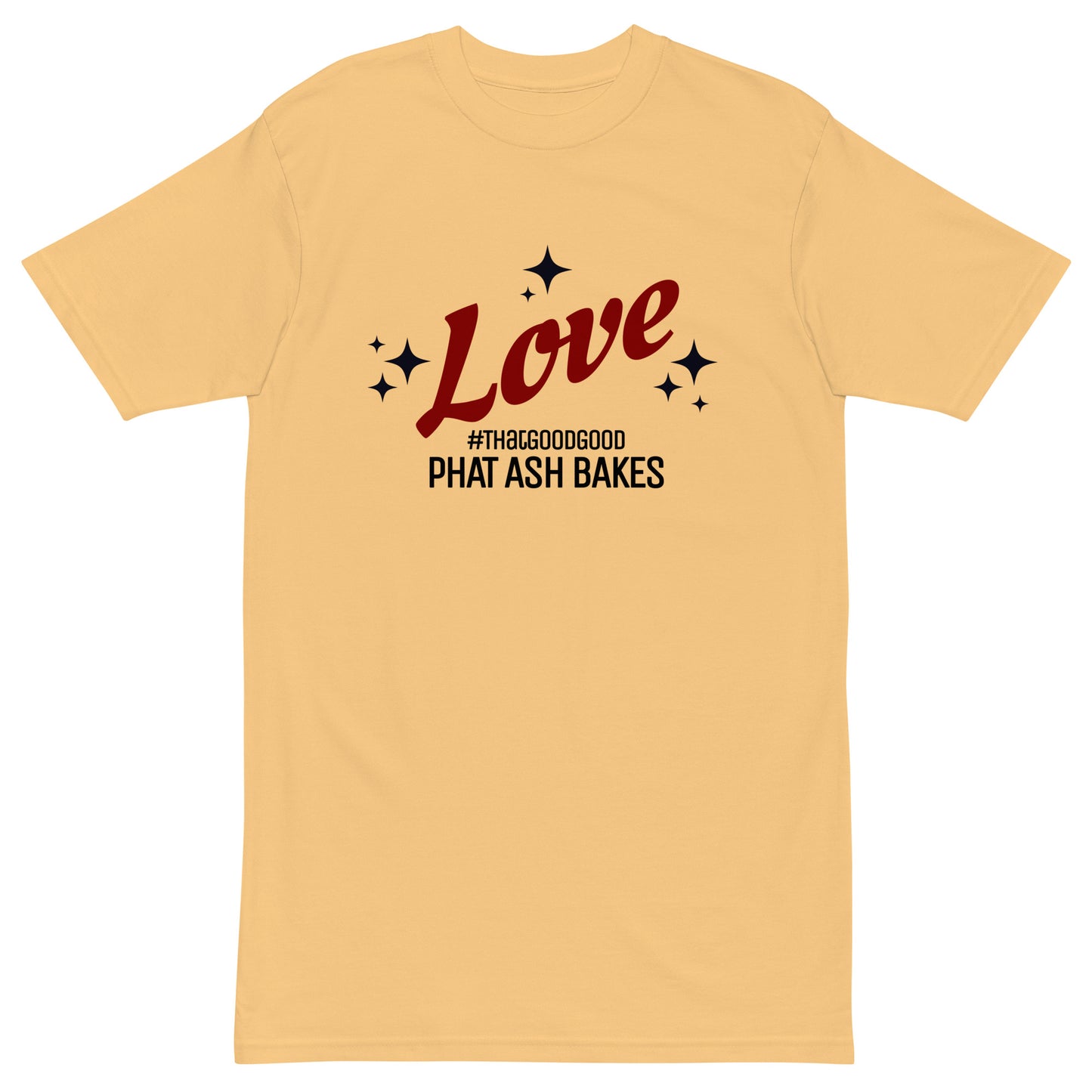 LOVE SHINES Men’s premium heavyweight tee